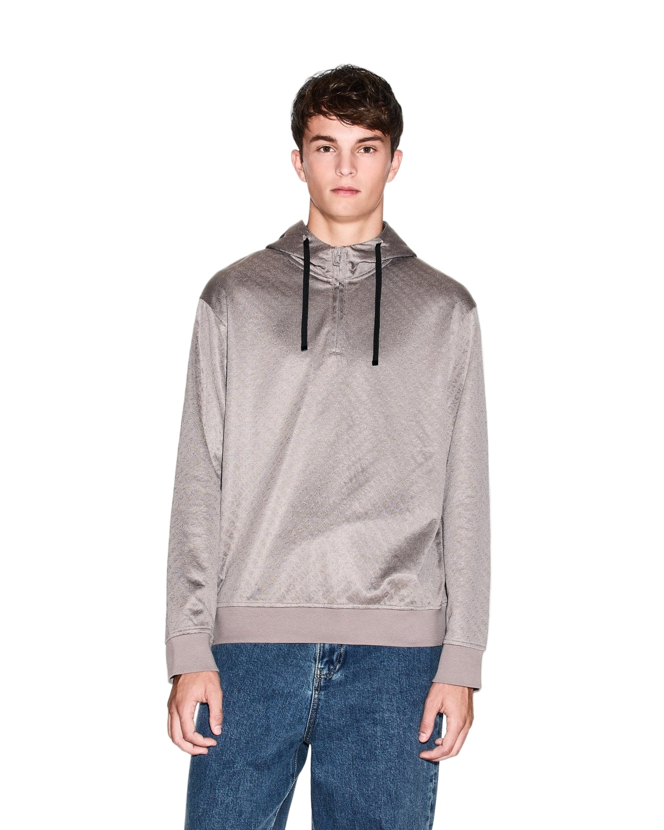 Armani Exchange Men's Half-Zip Hoodie