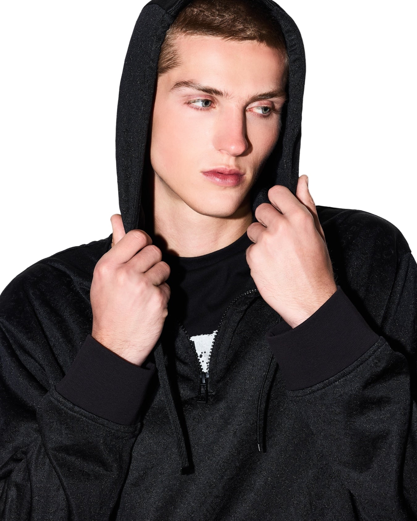 Armani Exchange Men's Half-Zip Hoodie