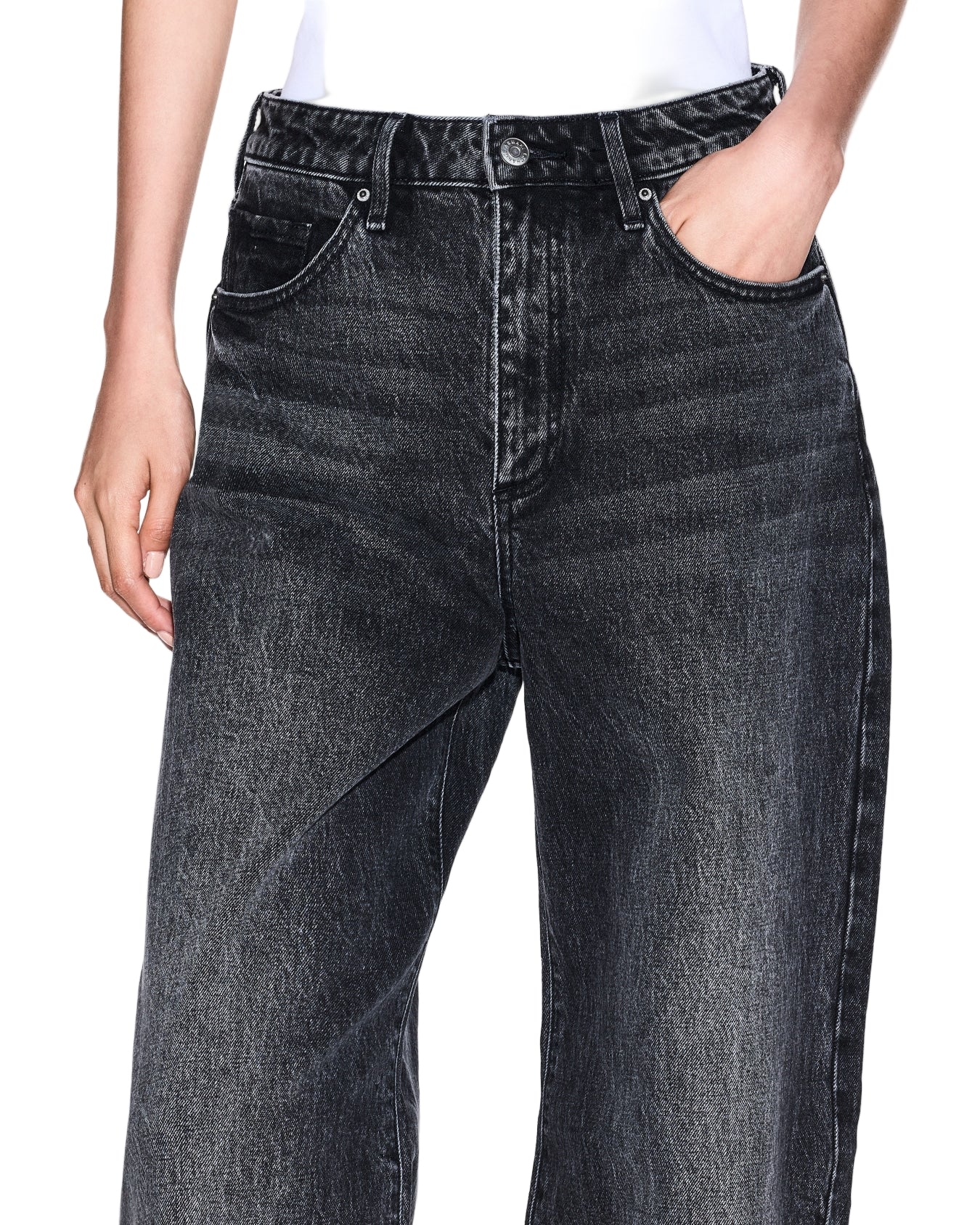Armani Exchange Women's Wide Leg Jeans
