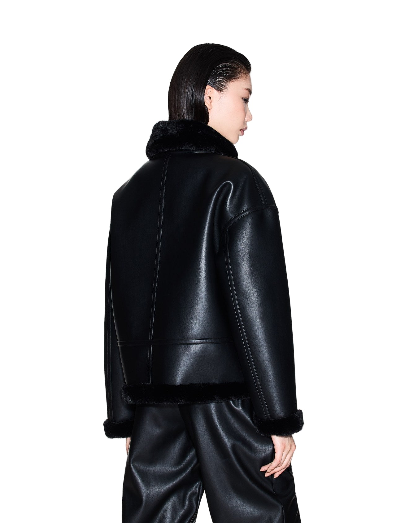 Armani Exchange Women's Faux Shearling Jacket