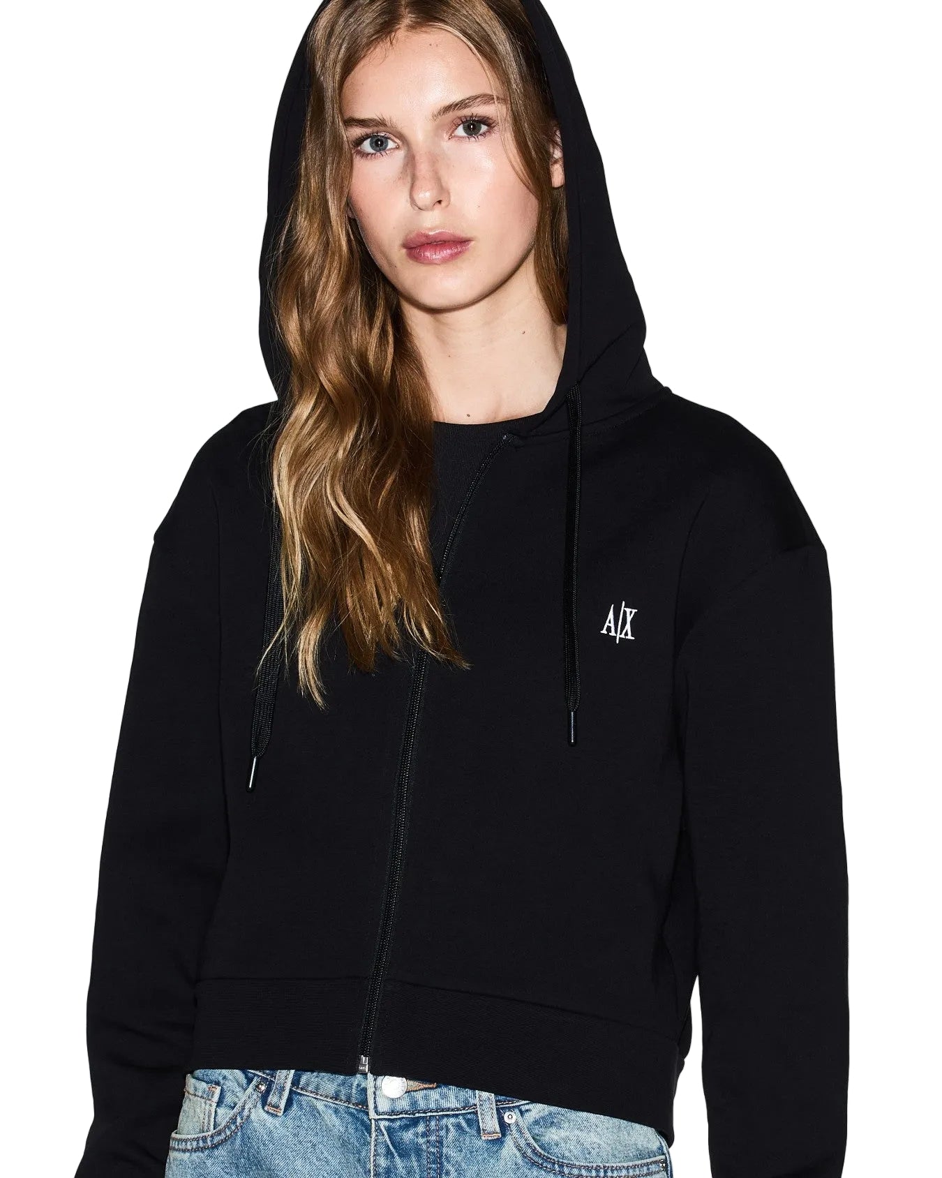 Armani Exchange Women's Zip-Up Hoodie
