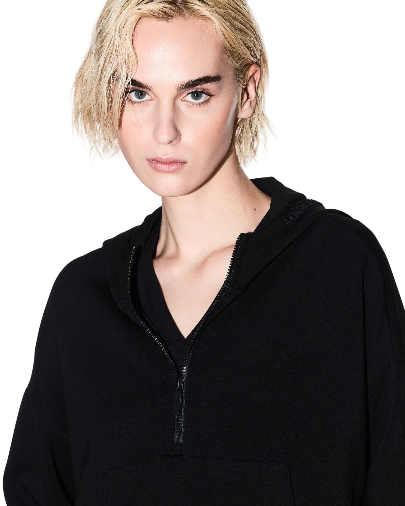 Armani Exchange Women's Half-Zip Hoodie