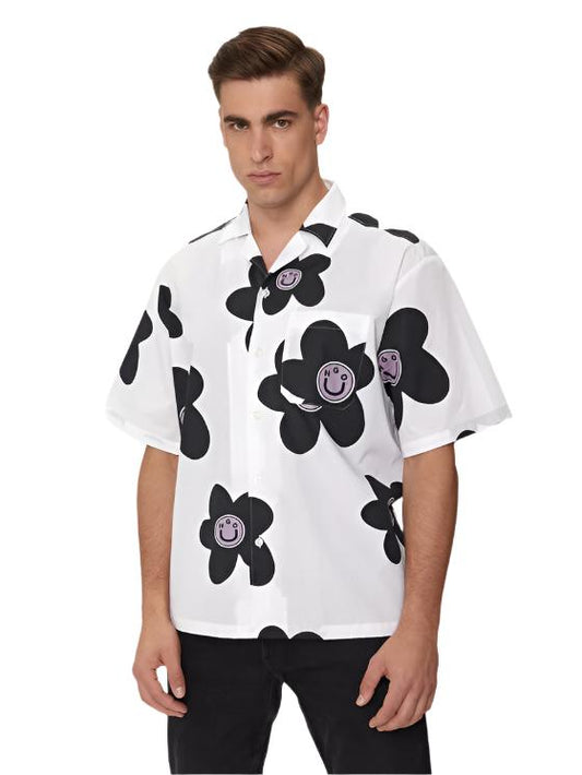 Hugo Blue Men's Short Sleeve Button-Up