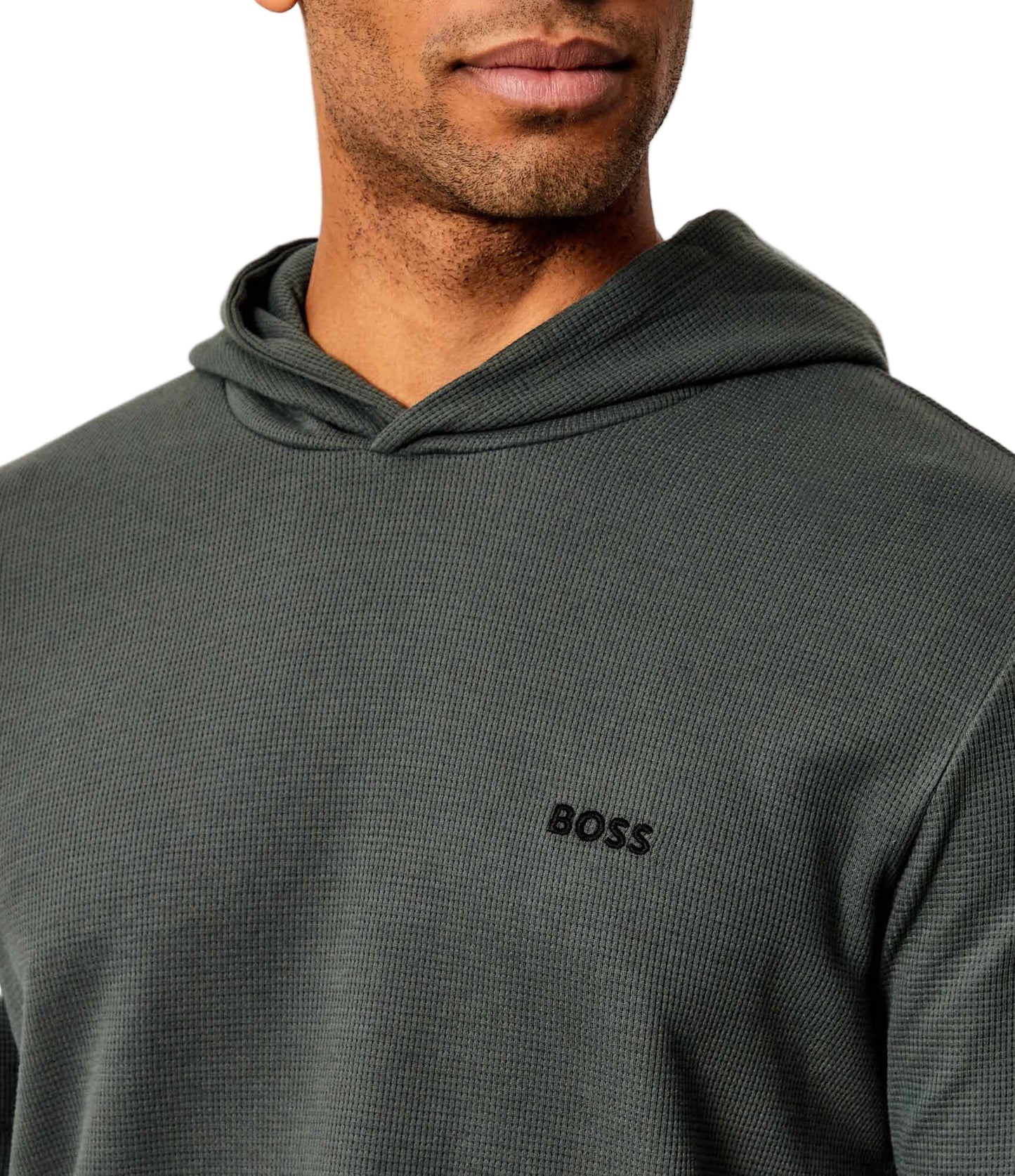 Boss Loungewear Men's Waffle Knit Pullover