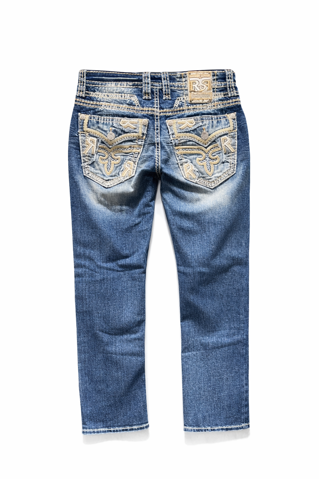Rock Revival Men's Straight Fit Jeans 32"