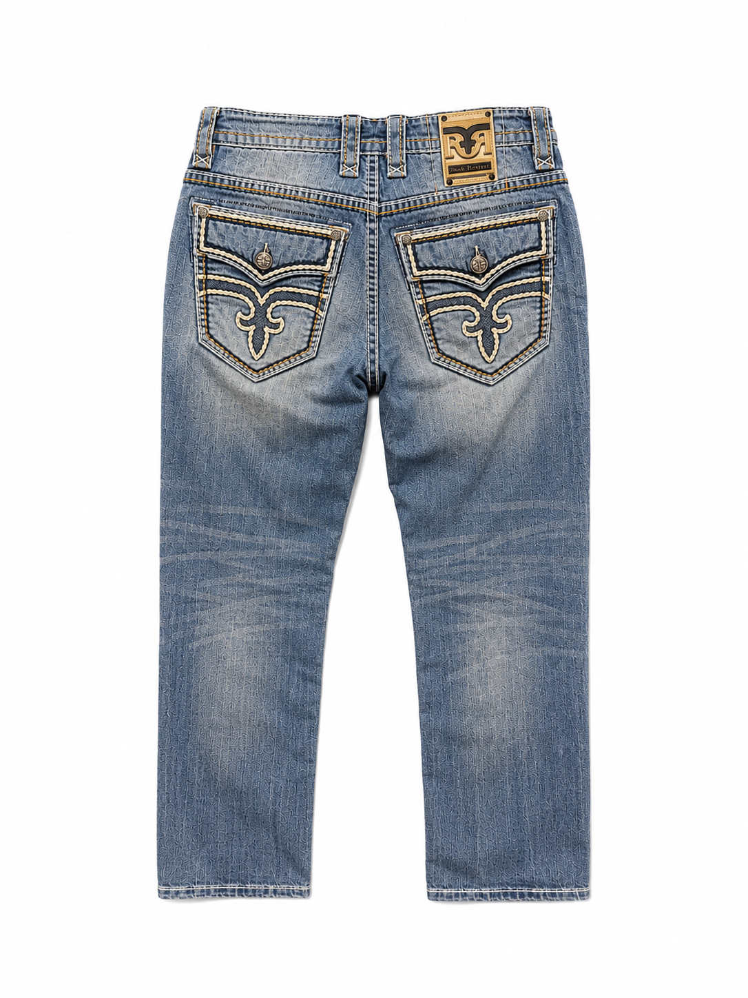 Rock Revival Men's Straight Fit Jeans 32"