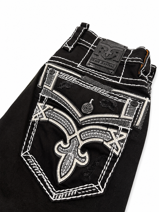 Rock Revival Men's Alternative Straight Jeans 32"
