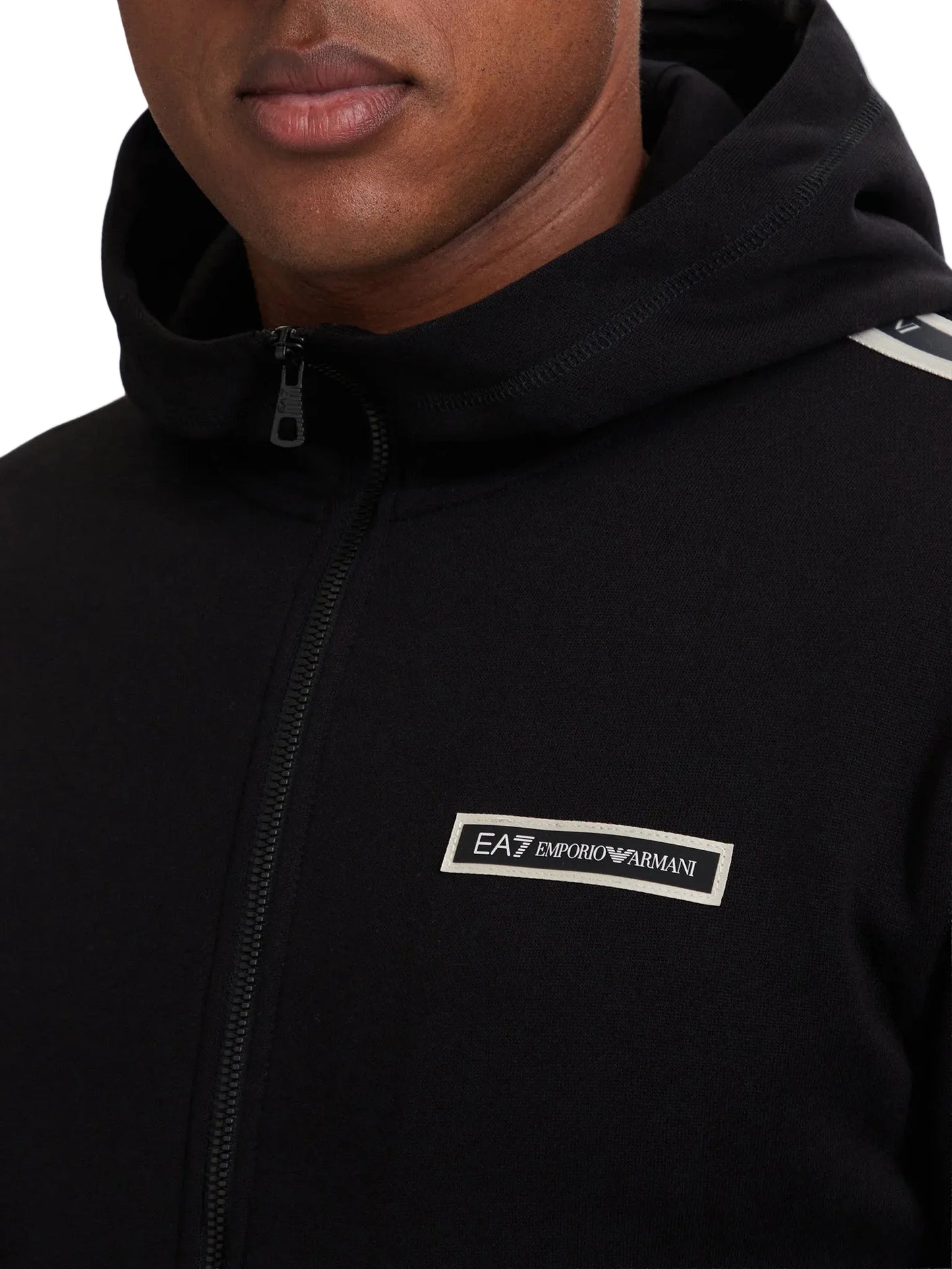 EA7 Men's Zip-Up Hoodie
