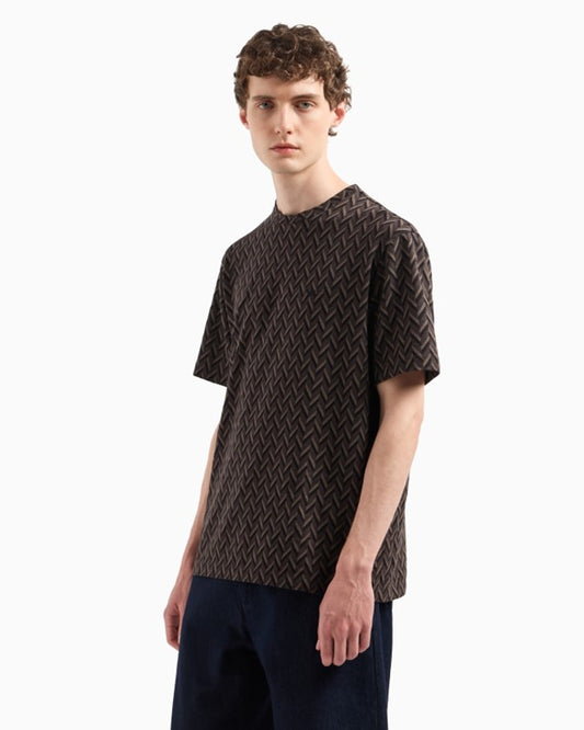 Emporio Armani Men's Icon Jacquard T-Shirt