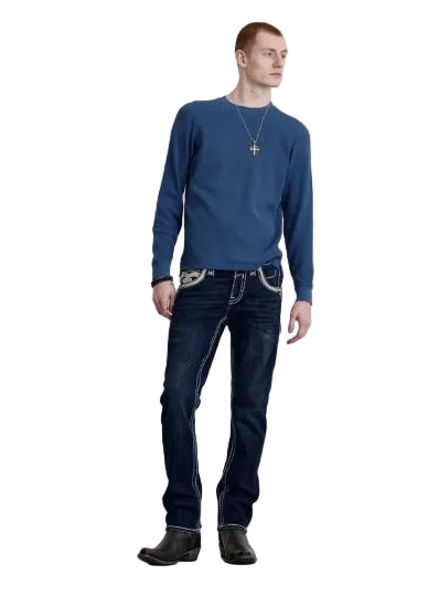 Rock Revival Men's Straight Jeans 32"