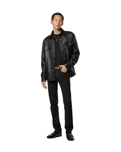 Versace Men's Embroidered Jeans