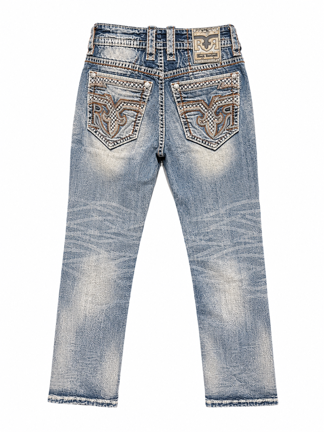 Rock Revival Men's Straight Fit Jeans 32"