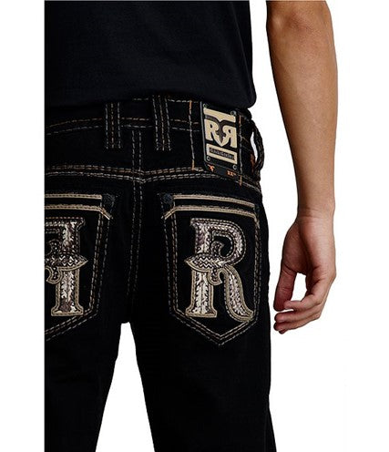 Rock Revival Men's Straight Fit Jeans 32"