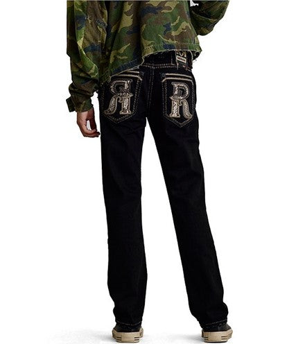 Rock Revival Men's Straight Fit Jeans 32"