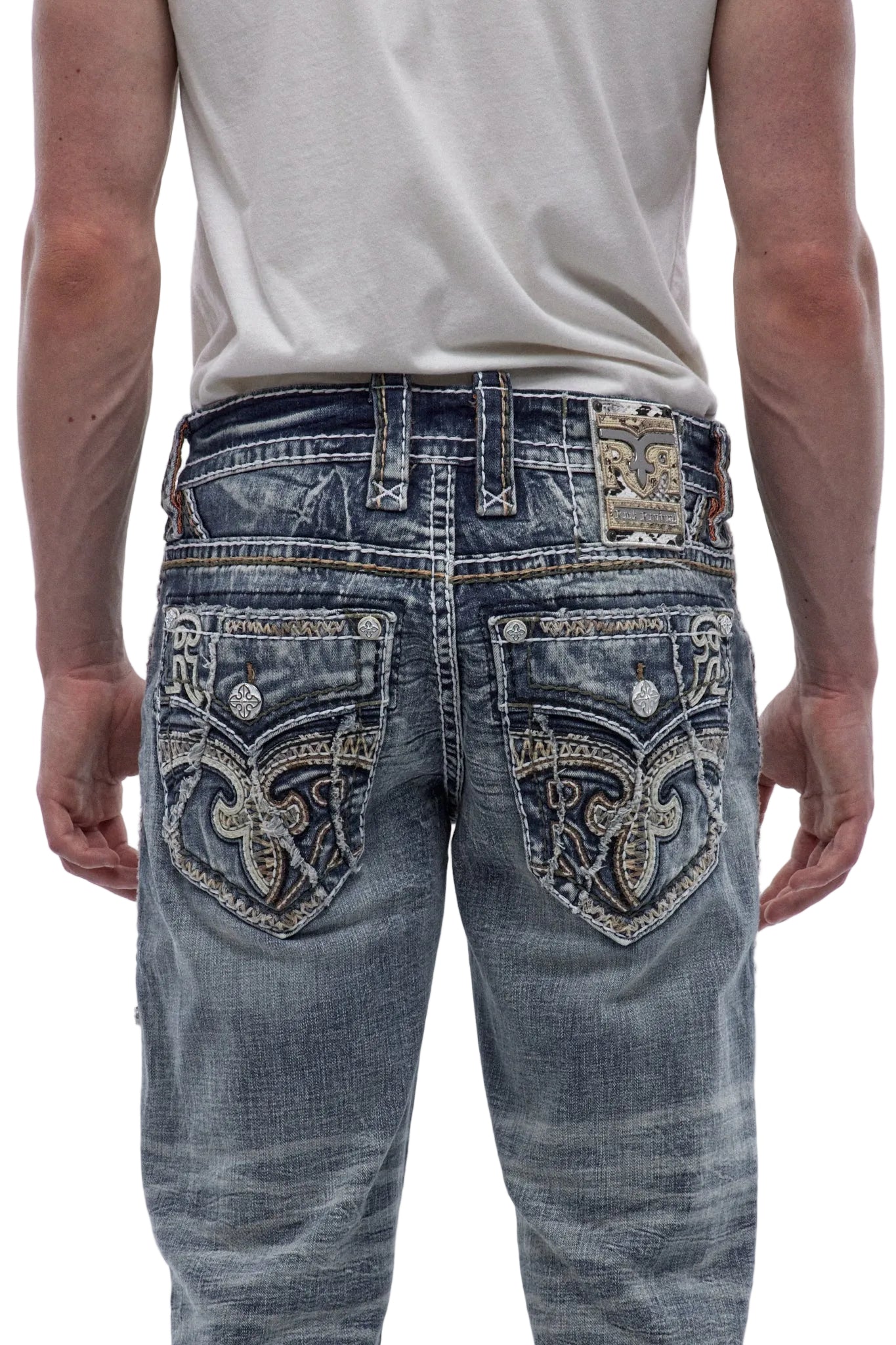 Rock Revival Men's Bootcut Jeans 32"