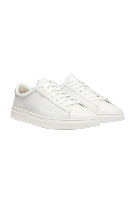 Boss Men's Grained Leather Trainers