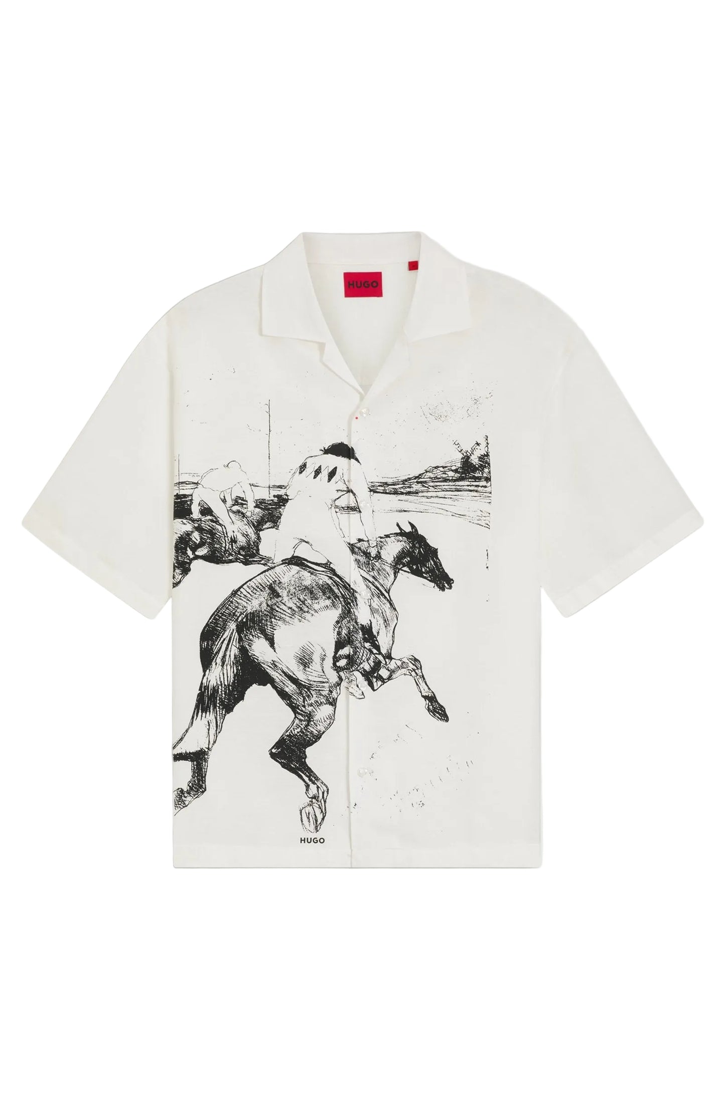 Hugo Men's Oversize Button-Up Shirt