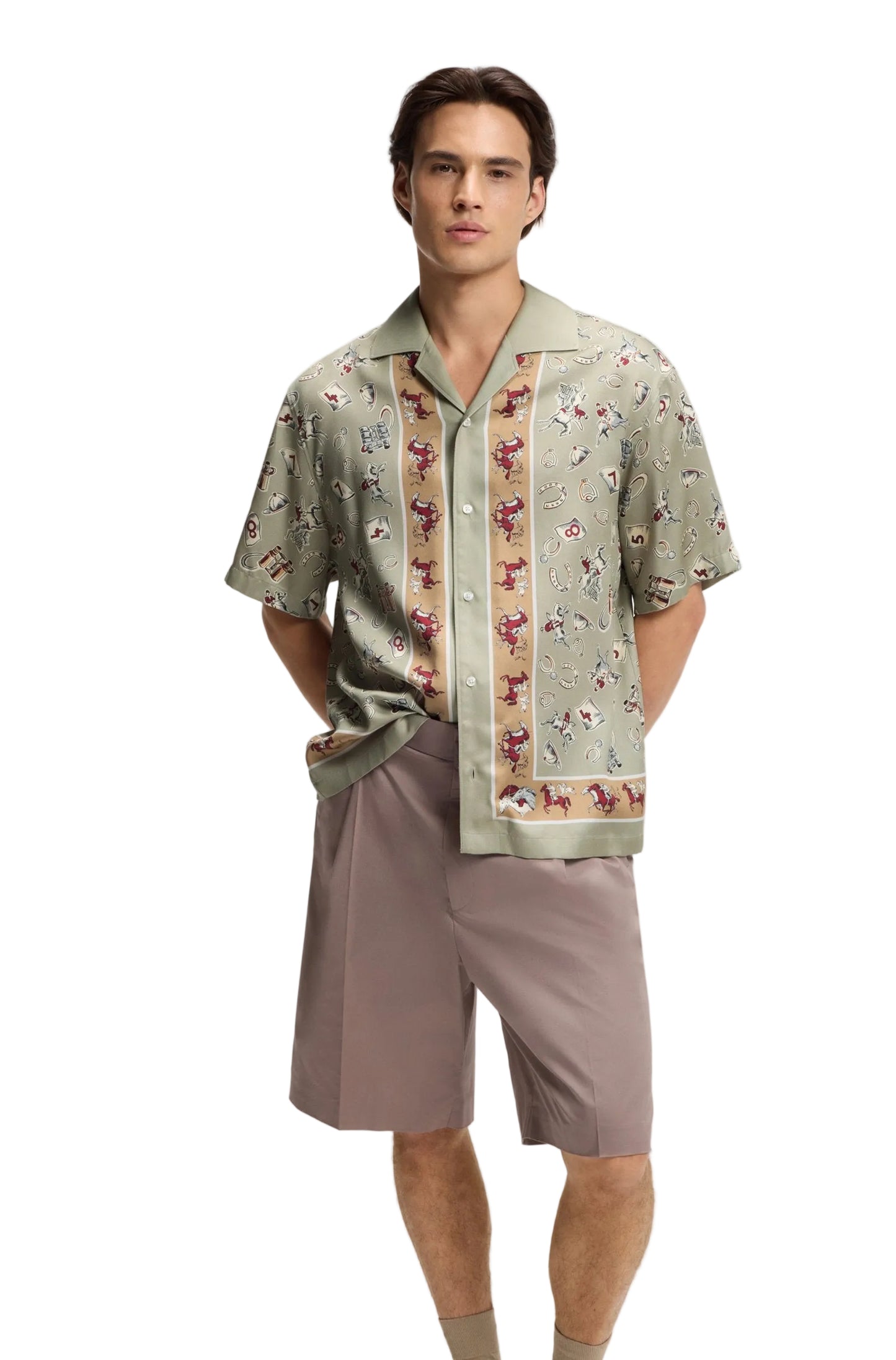 Hugo Men's Oversize Button-Up Shirt