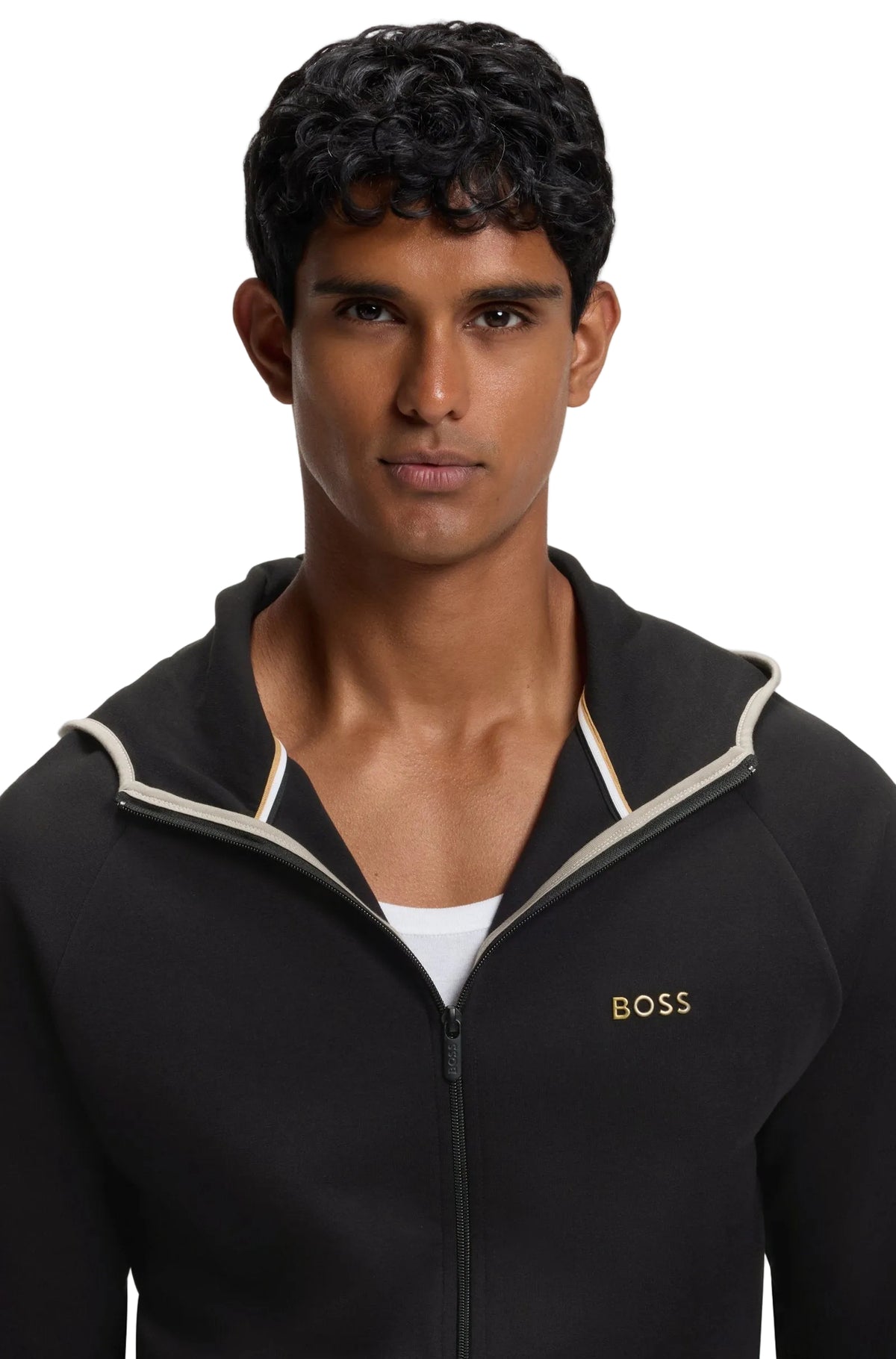 Boss Black Men's Zip-Up Hoodie