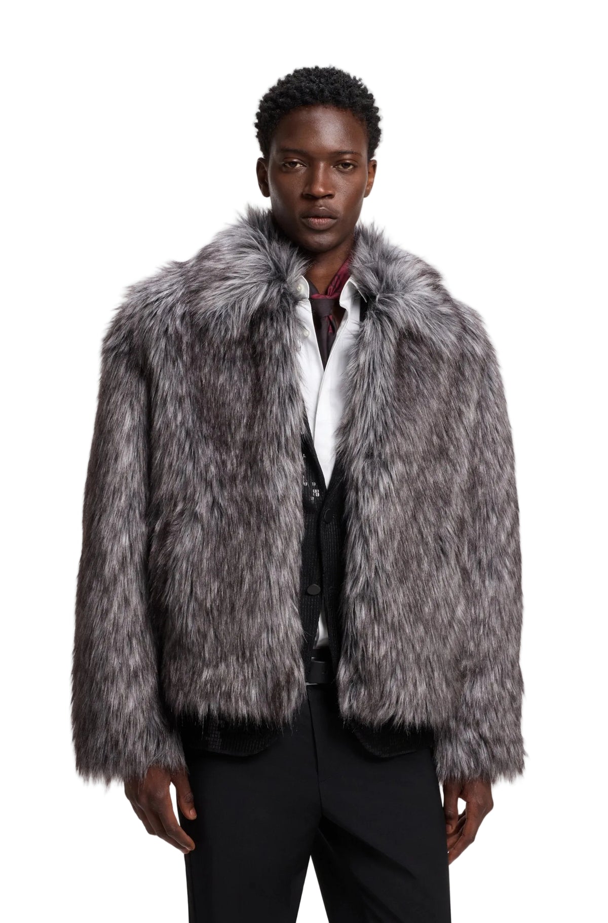 Hugo Men's Faux Fur Jacket