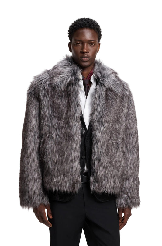Hugo Men's Faux Fur Jacket