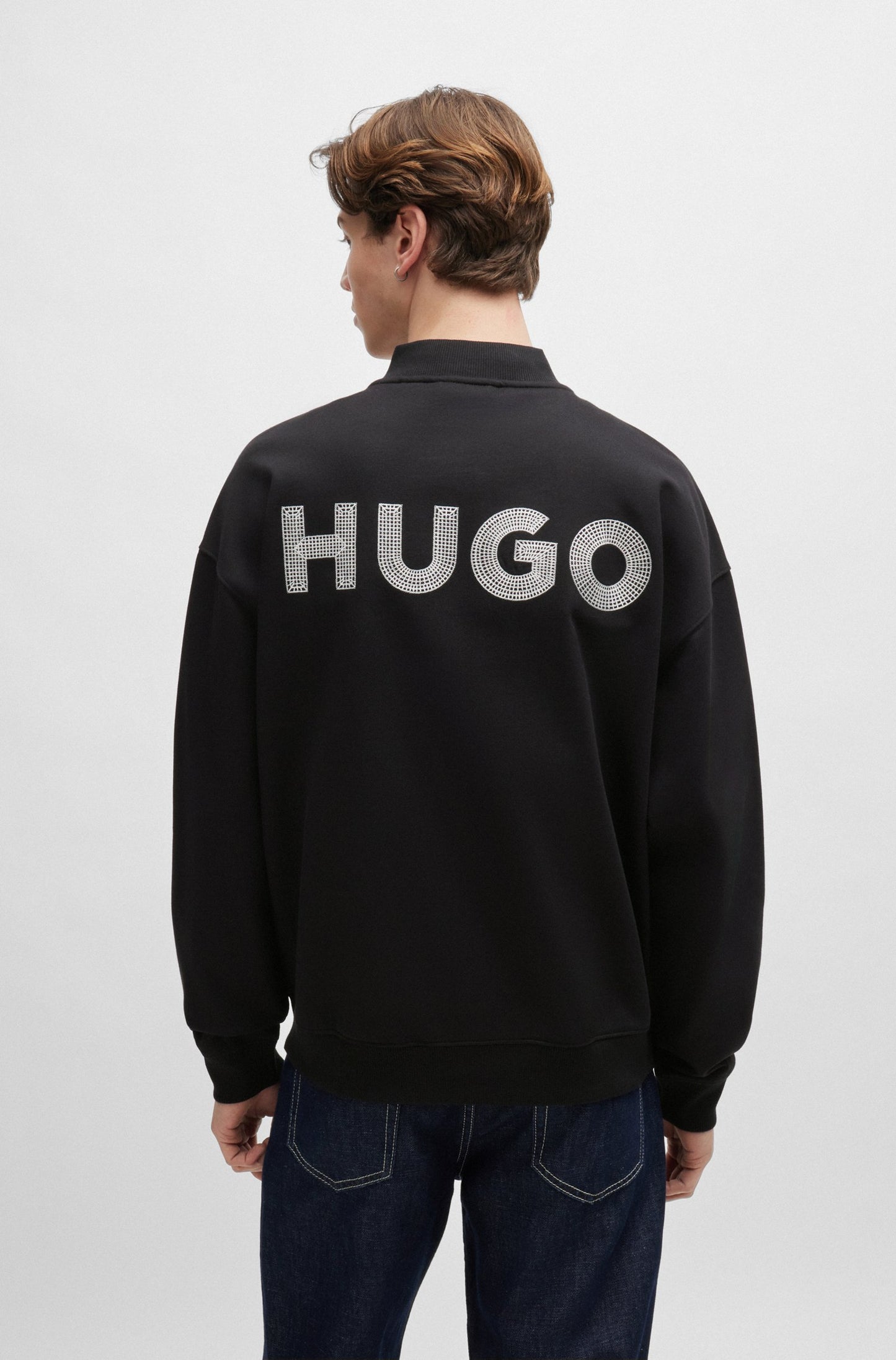 Hugo Men's Zip-Up Sweater