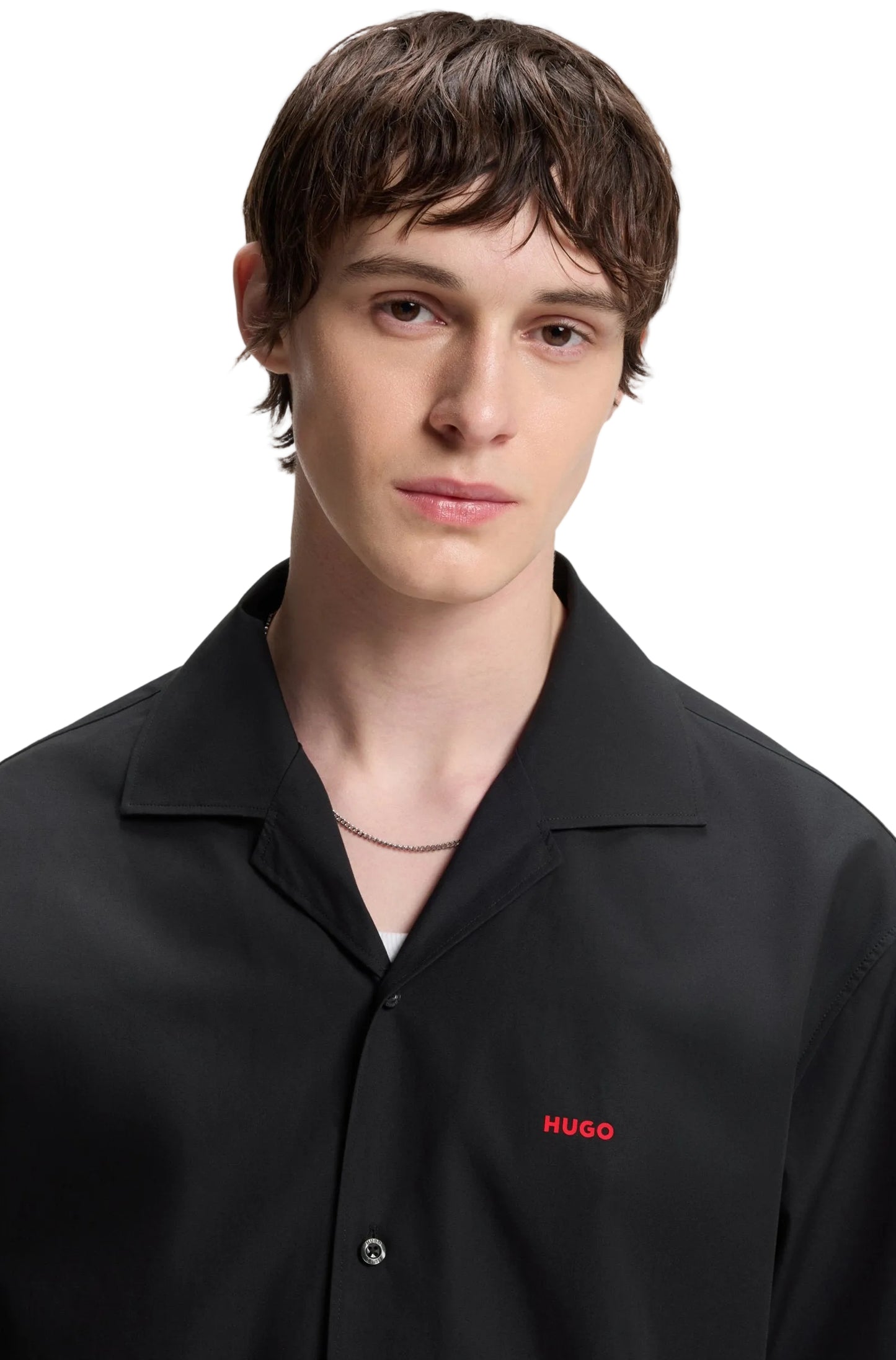 Hugo Men's Oversize Button-Up Shirt
