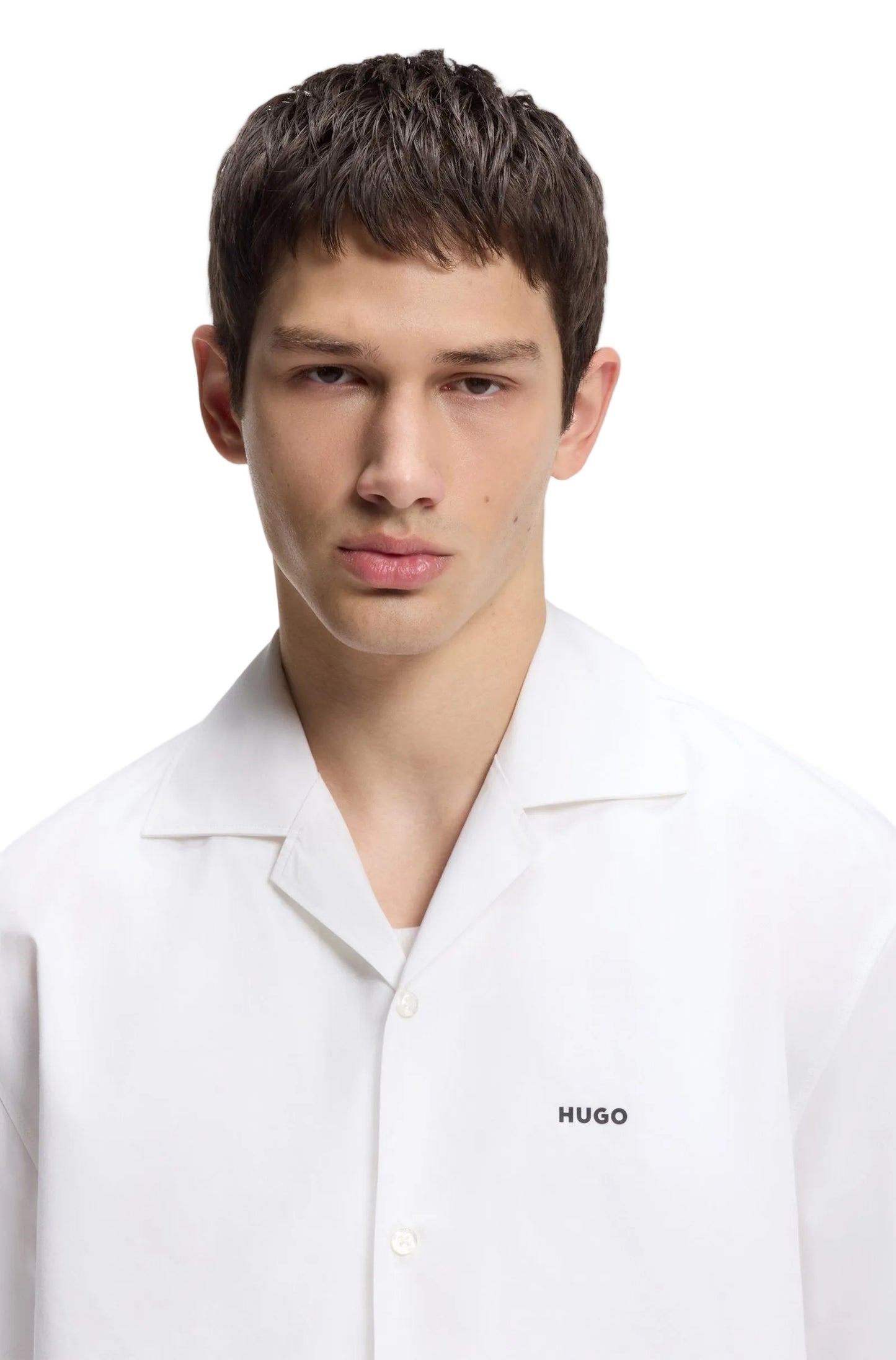 Hugo Men's Oversize Button-Up Shirt