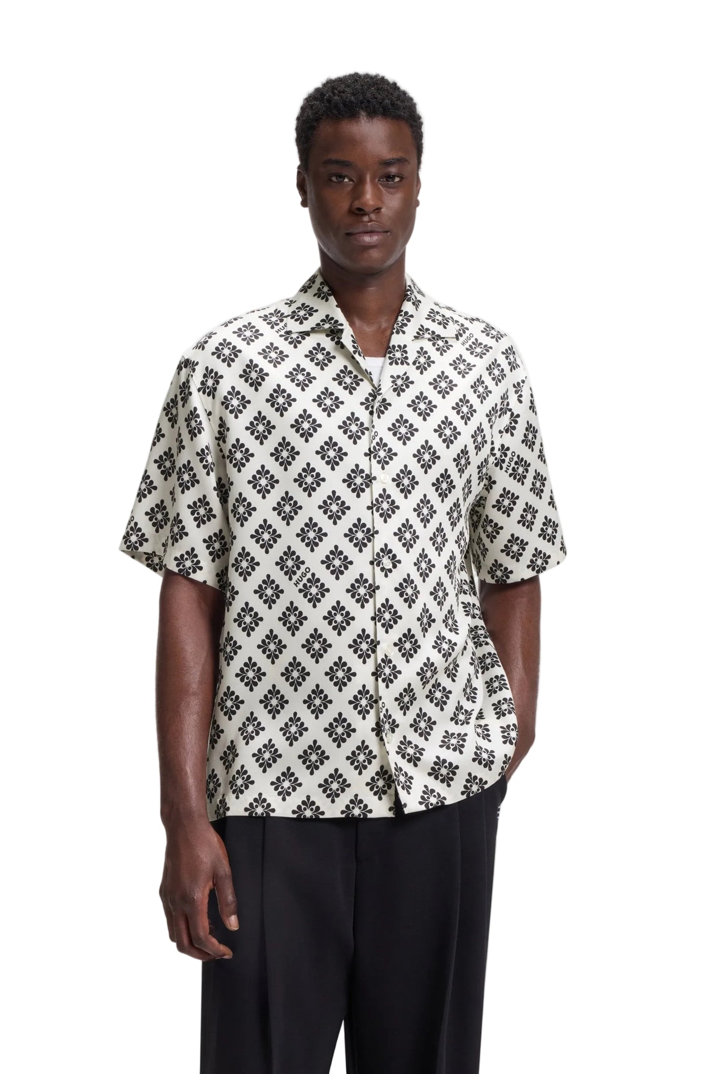 Hugo Men's Oversize Button-Up Shirt