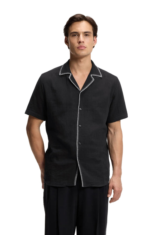 Hugo Men's Relaxed Fit Button-Up