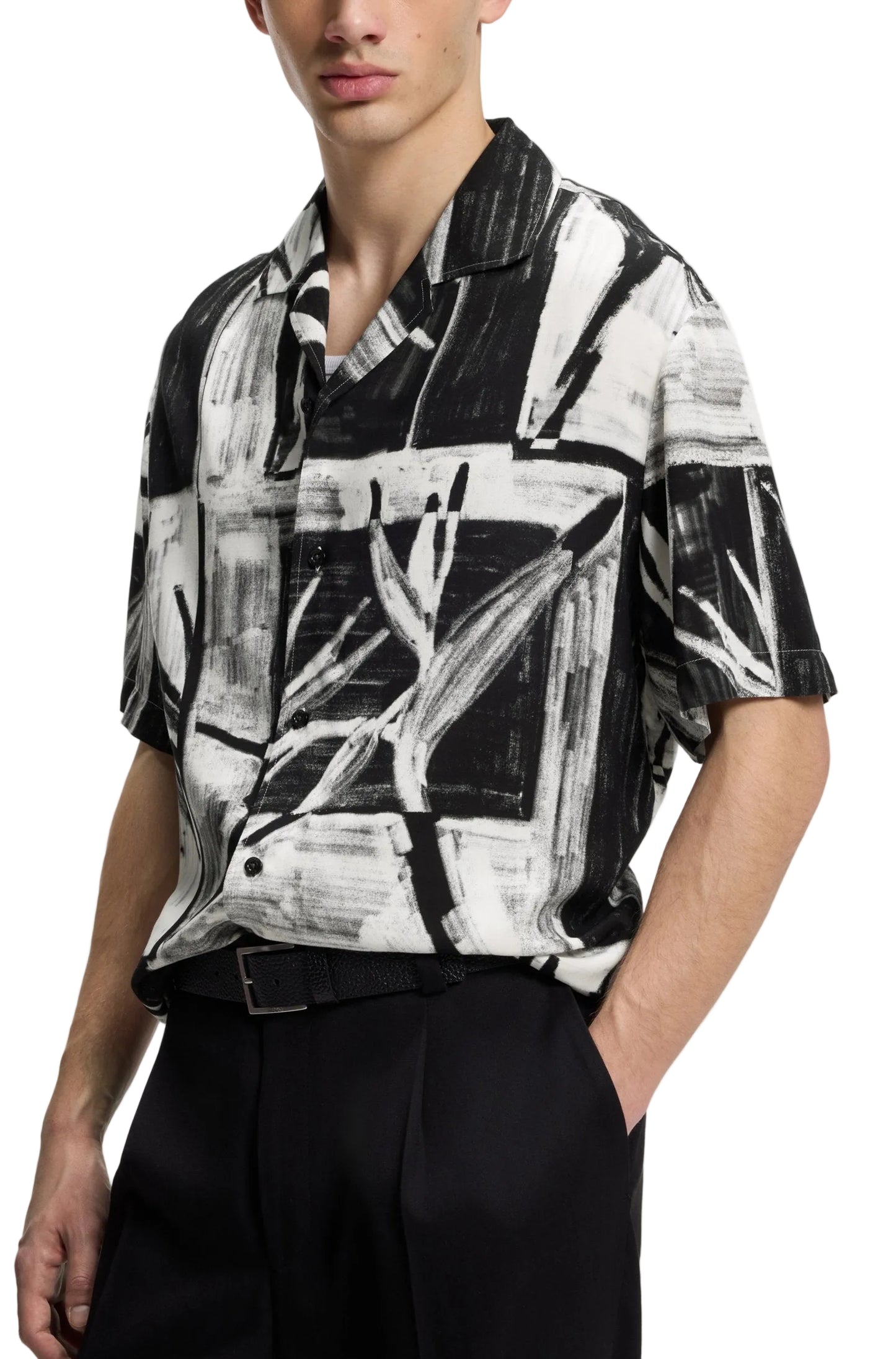 Hugo Men's Oversize Button Up Shirt