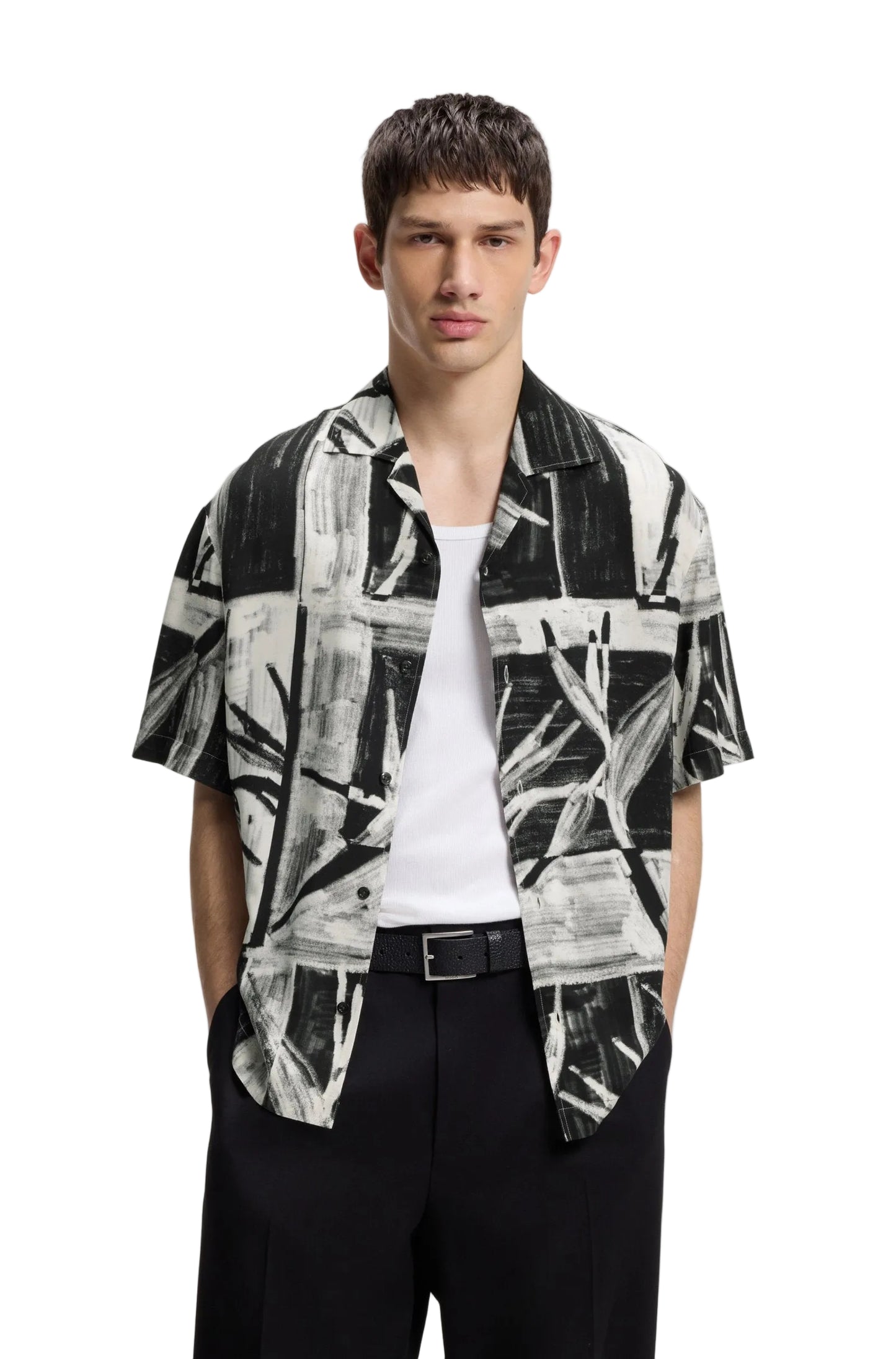 Hugo Men's Oversize Button Up Shirt