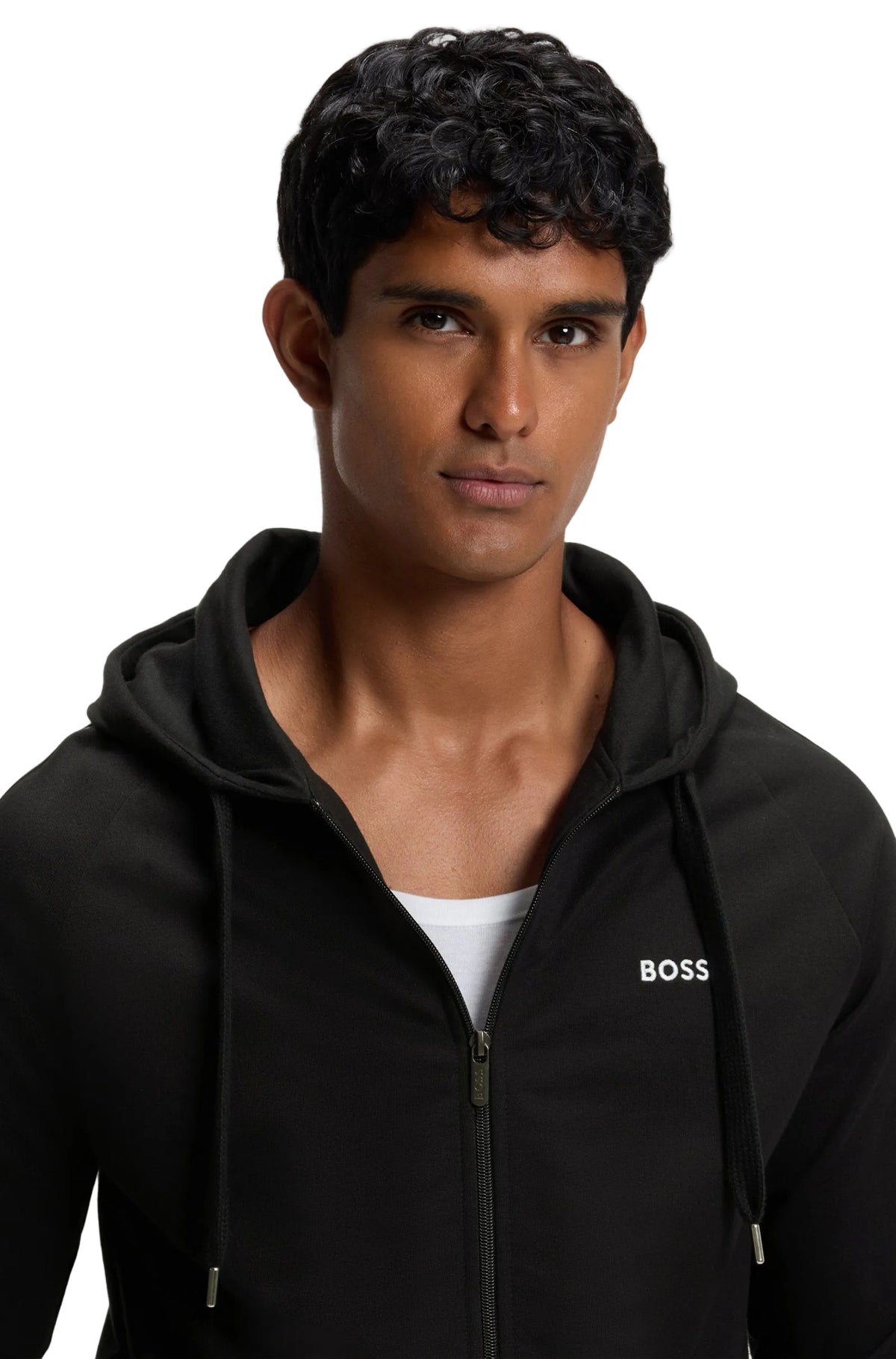 Boss Black Men's Zip-Up Hoodie