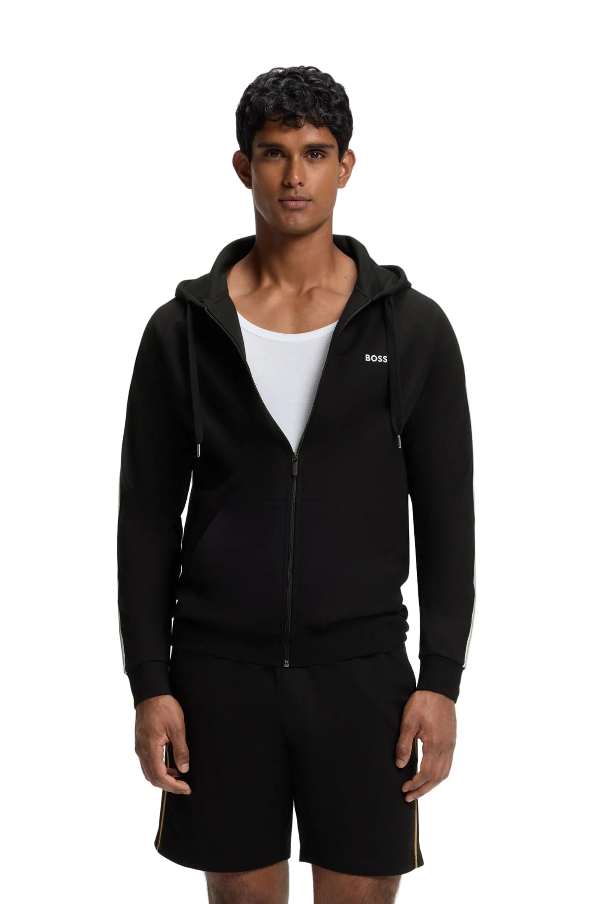 Boss Black Men's Zip-Up Hoodie