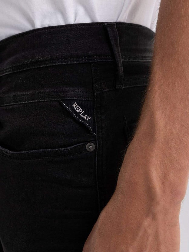 Replay Men's Anbass HyperFlex Slim Fit Jeans 34"