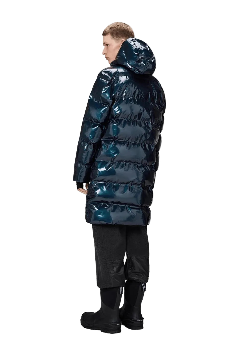 Rains Men's Alta Long Puffer Jacket