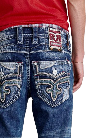 Rock Revival Men's Straight Fit Jeans 32"