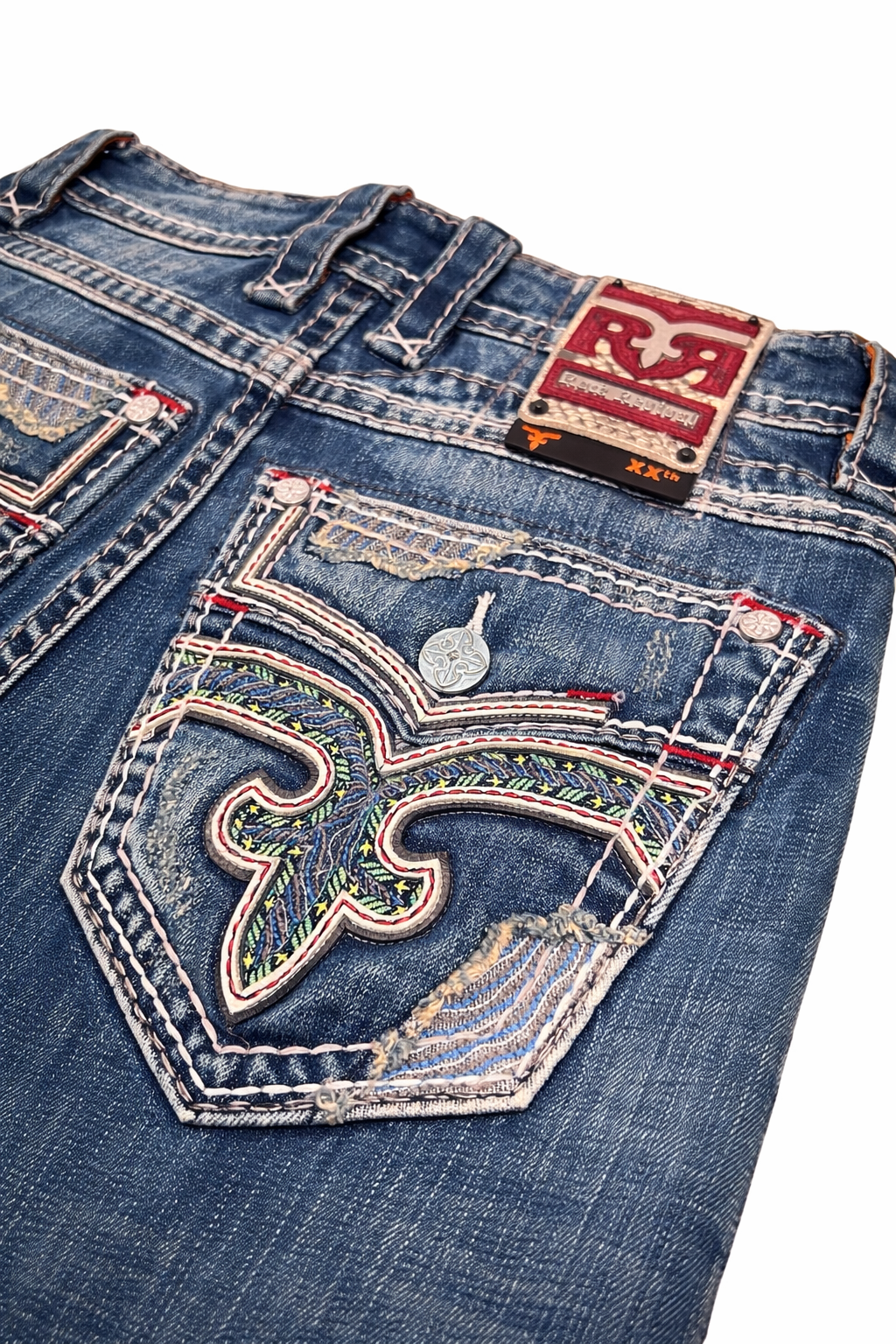 Rock Revival Men's Straight Fit Jeans 32"