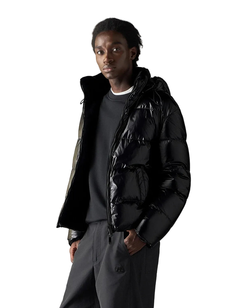 Moose Knuckles Men's Kings Reversible Down Bomber Jacket
