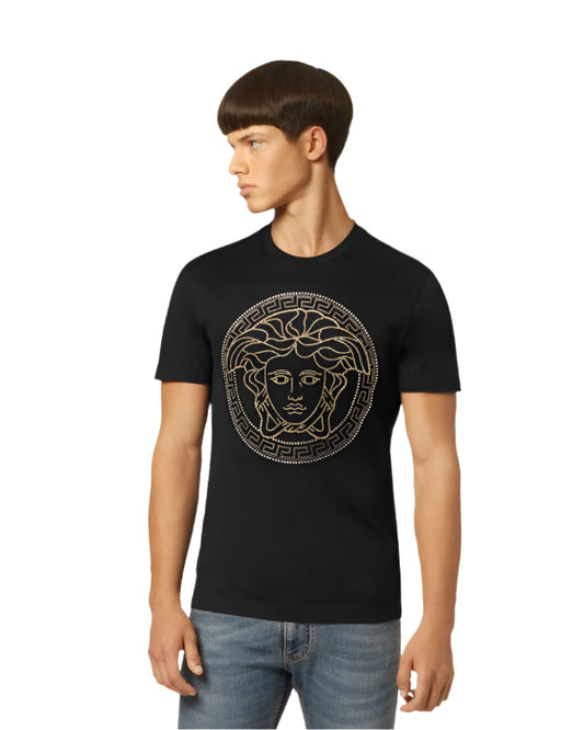 Versace Men's Crystal Medusa T-Shirt