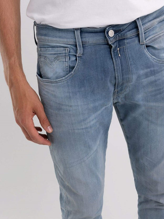 Replay Men's Anbass HyperFlex Slim Fit Jeans