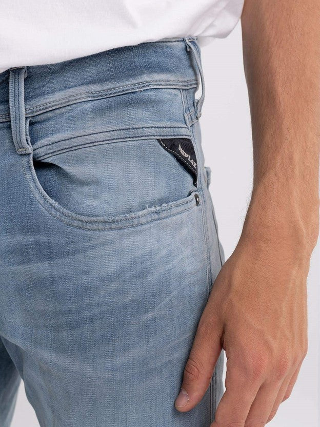 Replay Men's Anbass HyperFlex Slim Fit Jeans