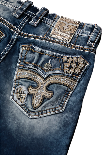 Rock Revival Men's Straight Fit Jeans 32"