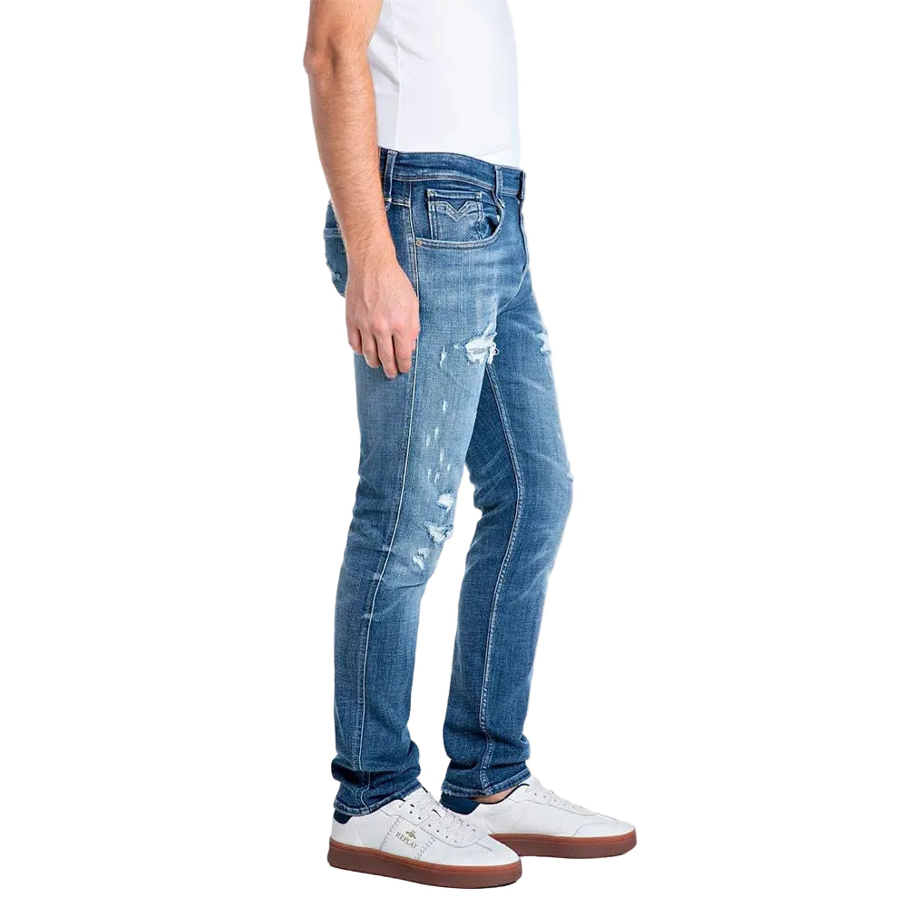 Replay Men's Anbass Aged Slim Fit Jeans 32"