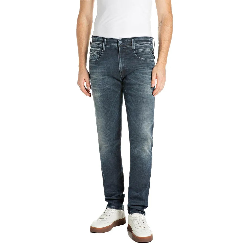 Replay Men's Anbass Hyperflex Slim Fit Jeans 34"