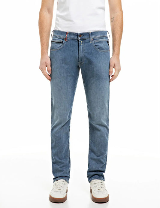 Replay Men's Grover Hyperflex Straight Fit Jeans 34"