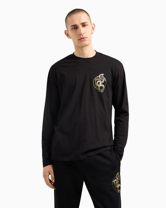 Armani Exchange Men's Lunar New Year Long-Sleeve