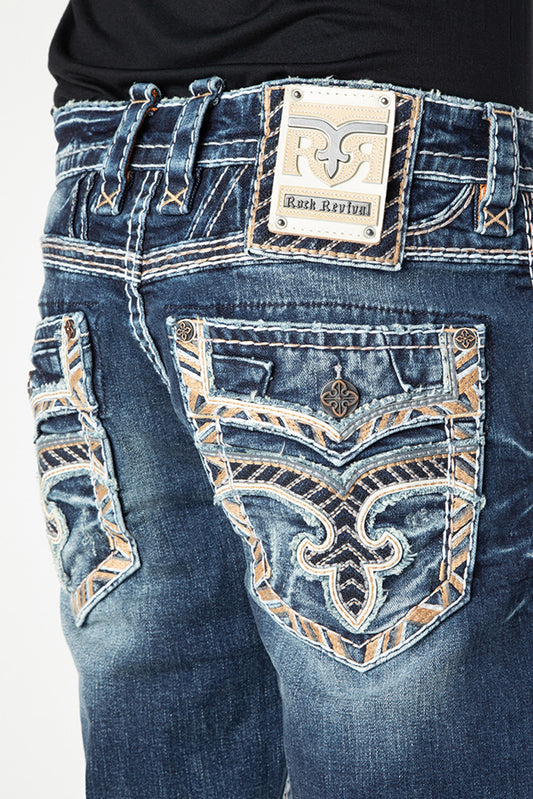 Rock Revival Men's Straight Jeans 32"