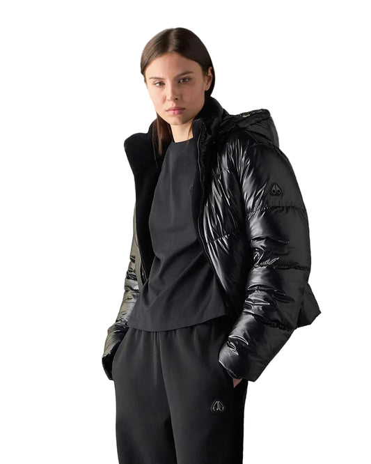 Moose Knuckles Women's Queens Reversible Bomber Down Jacket