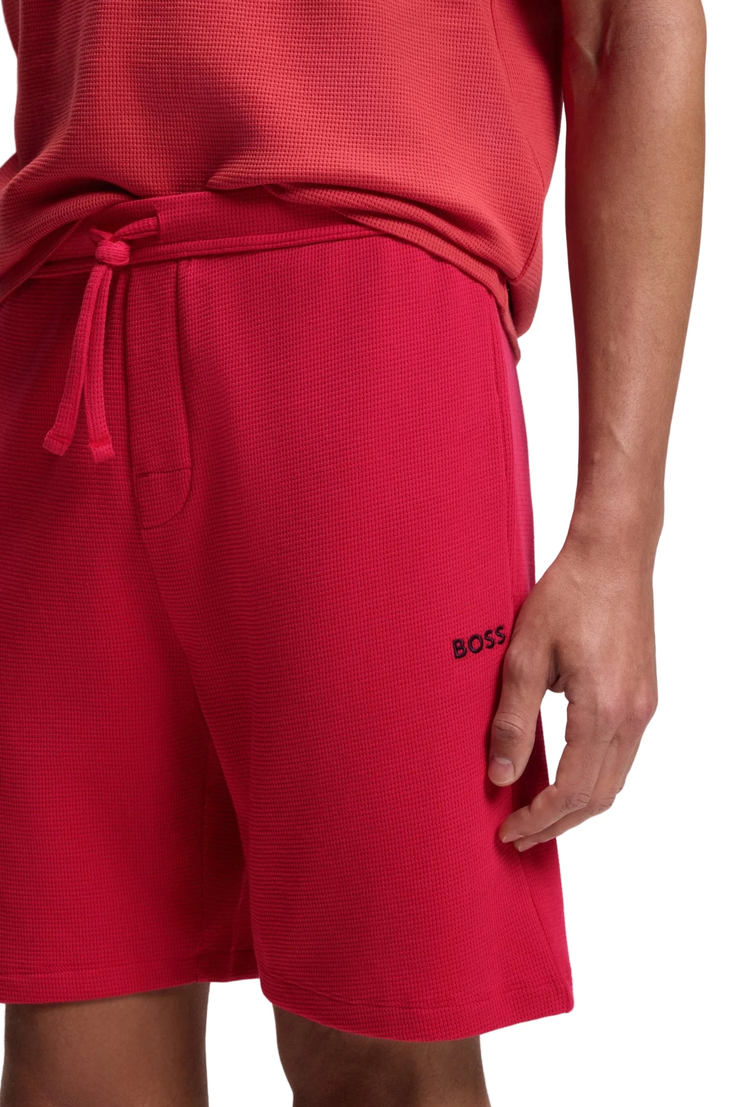 Boss Loungewear Men's Waffle Knit Shorts
